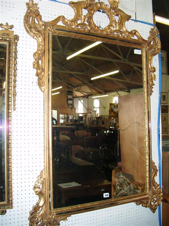 Large decorative giltwood mirror